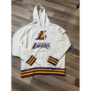 LA Lakers Ultra Game Polar Bear Fleece Hoodie Men’s XL Oat NWT NBA Sweatshirt